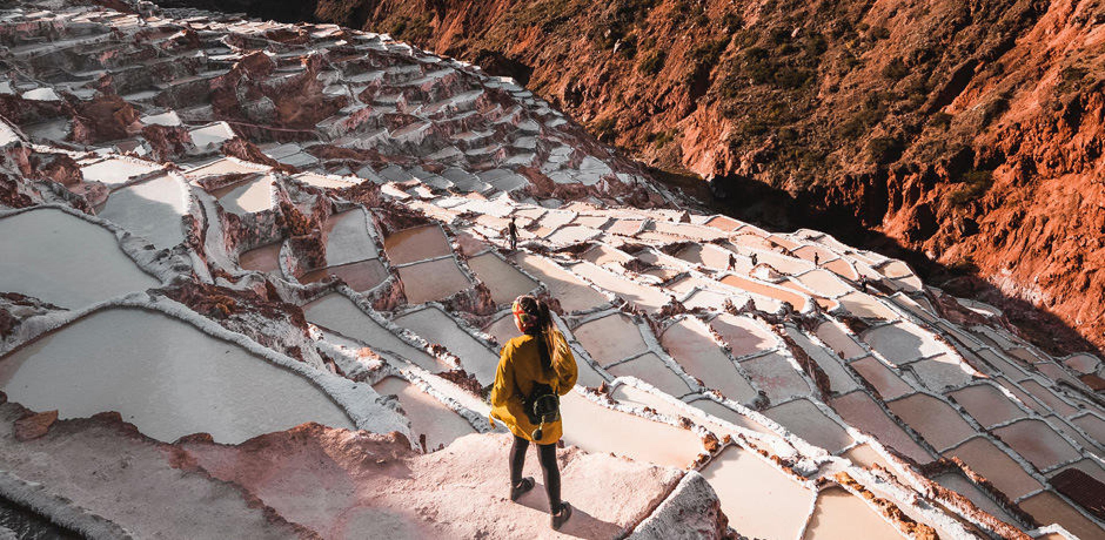 best places to hike peruvian salt flats